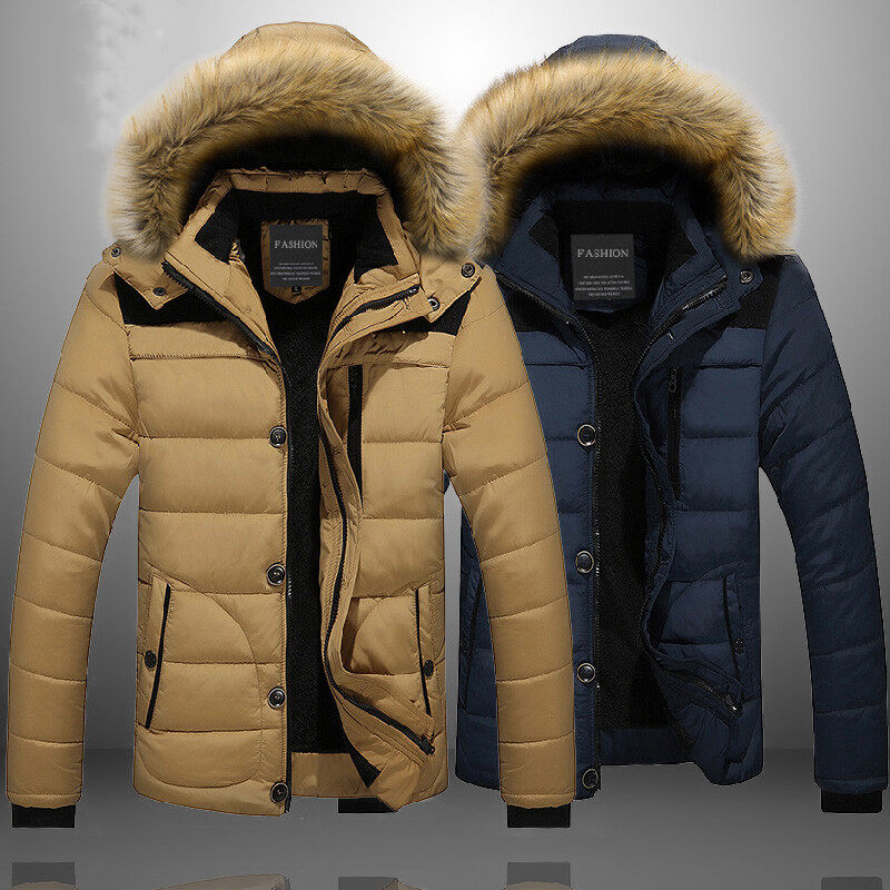 mens fur parka