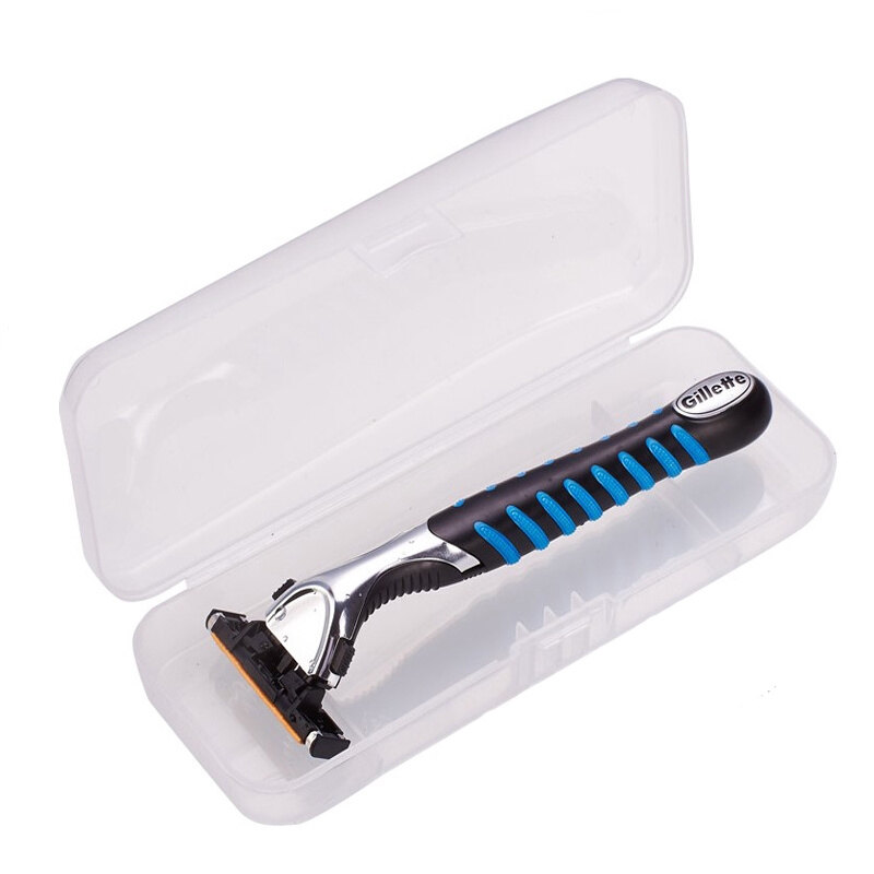 Universal Shaver Storage Box Handle Box Transparent Plastic Case Razor Boxs Eco-Friendly Shaving Case