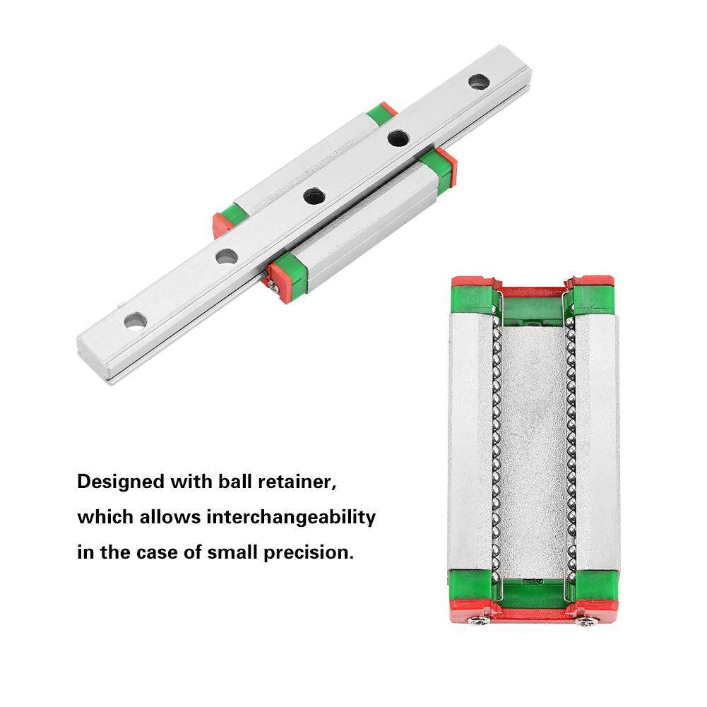 100mm MGN9H Miniature Linear Rail Guide Rail 9mm Width + Slide Block