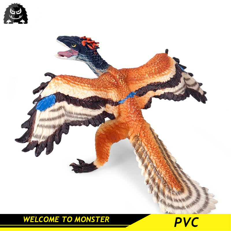 High Simulation Archaeopteryx Dinosaur Animal Model Desk Decor Kids Toy Model Dragon Dinosaur Collection Animal Model Toys