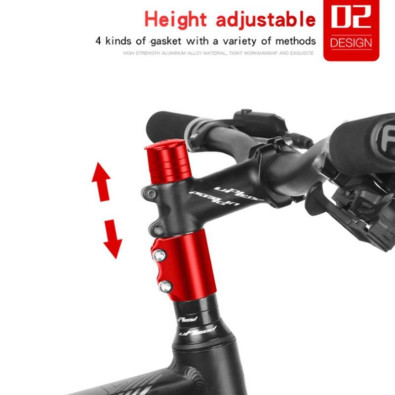 Bicycle Fork Stem Extender Mountain Bike Handlebar Riser Extension Adapter Parts