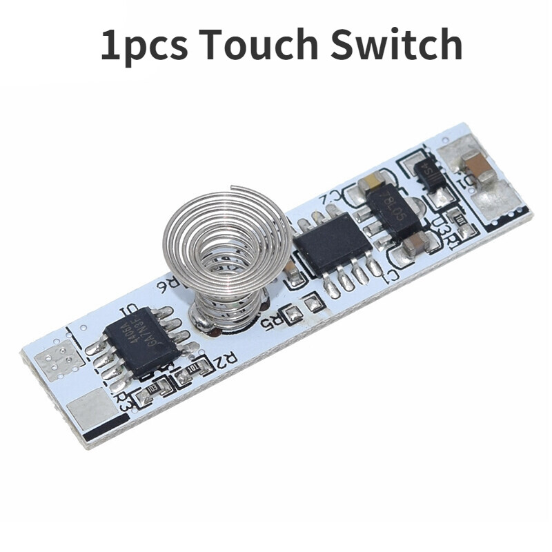 Điều Khiển Điện Dung Cảm Ứng Xúc Giác Mô-đun Cảm Biến 9V-24V 3A 30W Mini Công Tắc Điều Chỉnh Độ Sáng Đèn LED