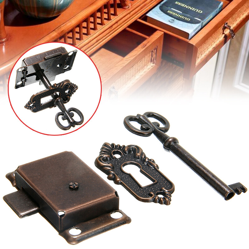 KPL Khóa Cửa Tủ Vỏ Trang Trí Chìa Khóa Đồ Thay Thế Đồ Tò Mò Phong Cách Cổ Điển