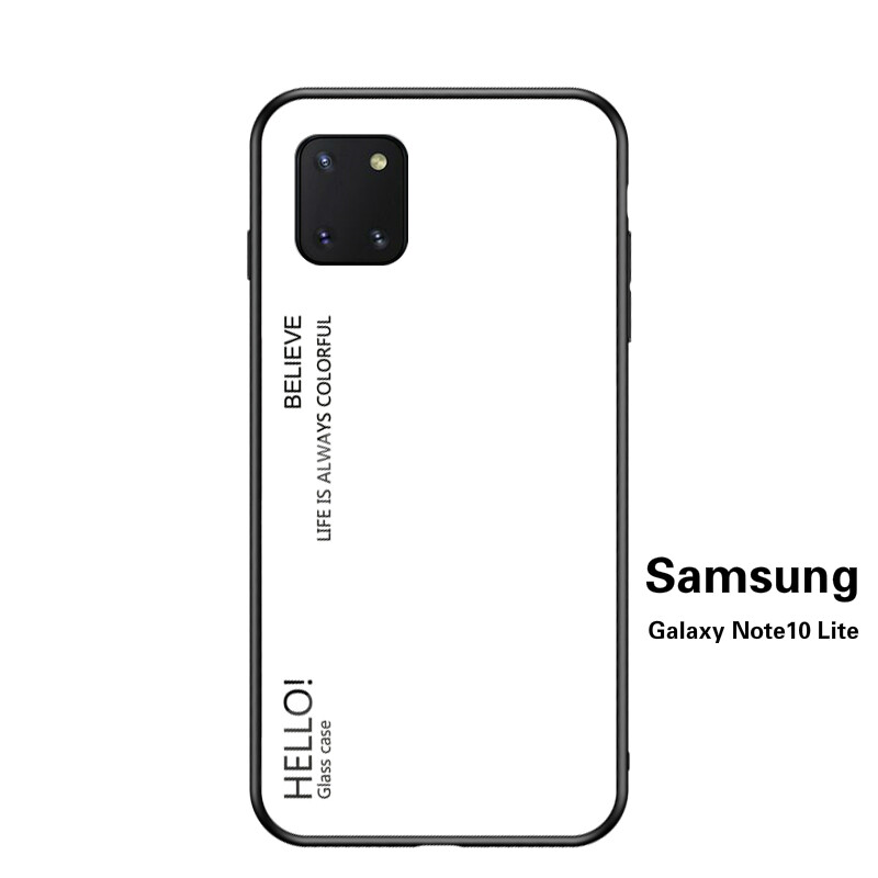Ốp Cho Samsung Galaxy Note 10 Lite Ốp Lưng Điện Thoại Bằng Kính Cường Lực Tốt Ốp Cho Samsung Galaxy Note10 Lite Ốp Kính Mát Thời Trang