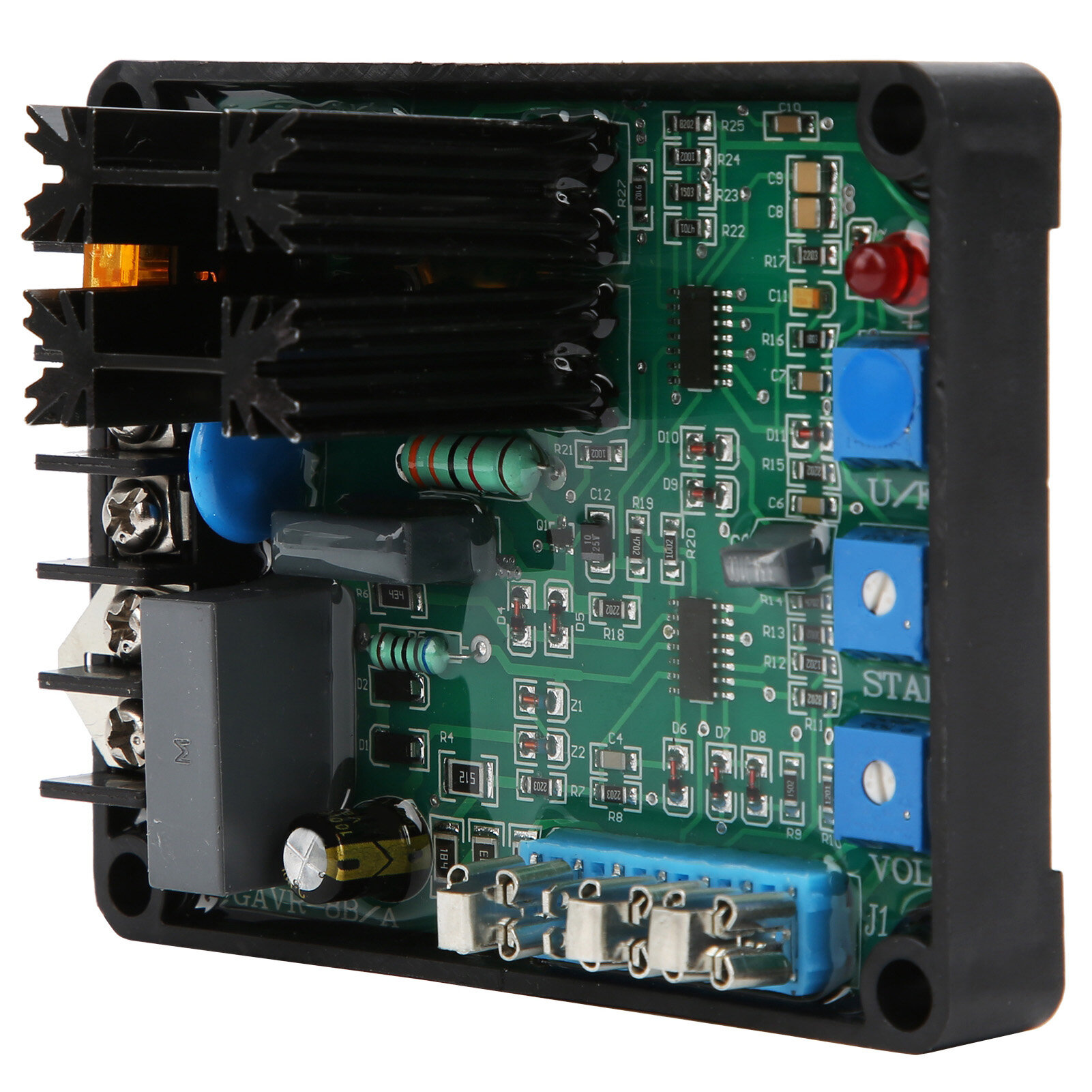 xuelelile Generator Automatic Voltage Regulator Board Brushless Excitation AVR Module Stabilizer GAVR‑8A