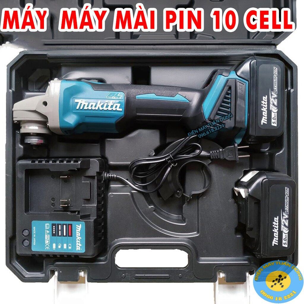 Máy mài dùng pin makita 118v động cơ bl không than - 100% đồng, máy mài, máy cắt sắt, tường, gỗ, nhôm