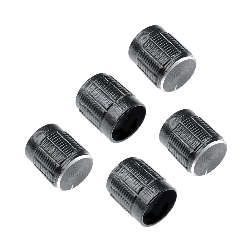 Original Aideepen 5/10PCS Volume Control Rotary Knobs For 6mm Dia Knurled Shaft Potentiometer