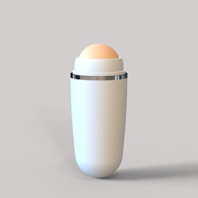 Facial Pores Cleaning Oil Roller Natural Volcanic Stone Massage Body Stick Makeup Face Skin Care Tool Face Oil Absorbing Roller