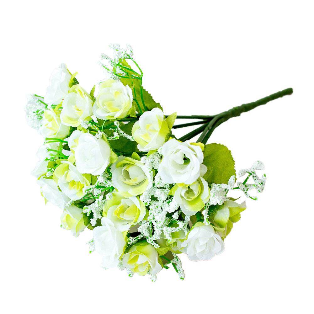 ⚘Rco 1Pc Artificial Silk Flower Rose Garden DIY Stage Party Home Wedding Craft Decor