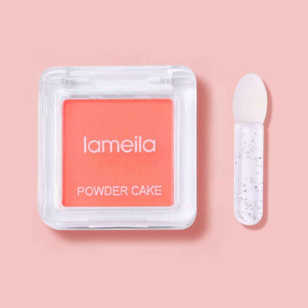 Dorisna Student Blush Pink Peach Beginner Natural Matte Blush Pressed Palette