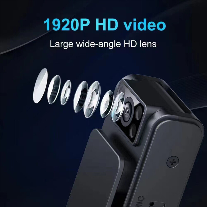 【Ready Stock】1pcs L8 Body Camera Mini Digital HD Camera Mini Camera Magnetic Motion Snapshot Loop Recording Camera Video Camera
