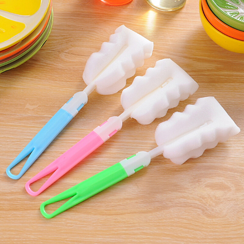 Baby Milk Feeding Bottle Brush Sponge Cleaning Tools Long handle brush