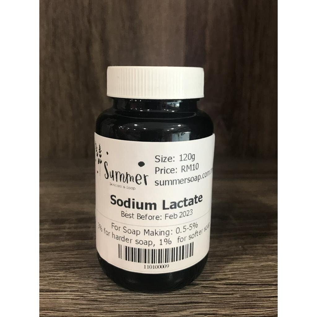 Sodium Lactate 20g 乳酸钠 - Food Grade / Soap Making / Skin Care / Soap  Hardener