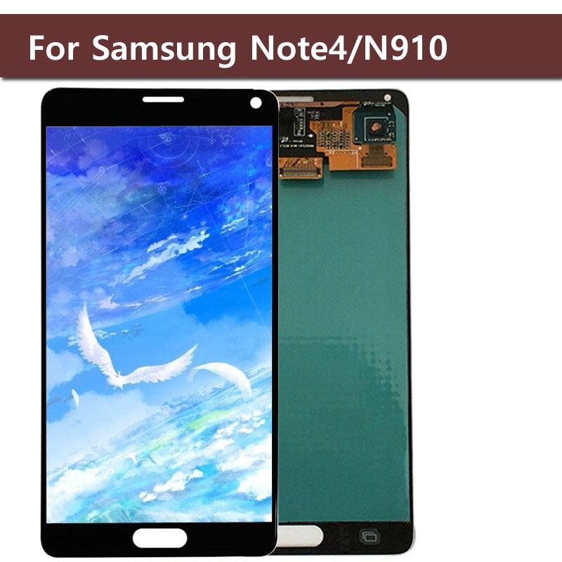Tested Display High Quality Note 4 LCD For Suitable For Samsung Galaxy Note 4 Note4 N910 N910A N910F N910H Touch Screen Digitizer Assembly