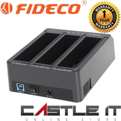 FIDECO HDD DOCKING STATION USB 3.0 3-BAYS (YPZ08BS3-U3) MR131