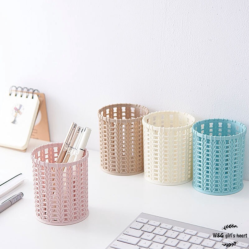 Plastic Mini Desktop Multifunctional Trash Can Home Storage Bucket Accessories Garbage Bin Nordic Style Living Room Office