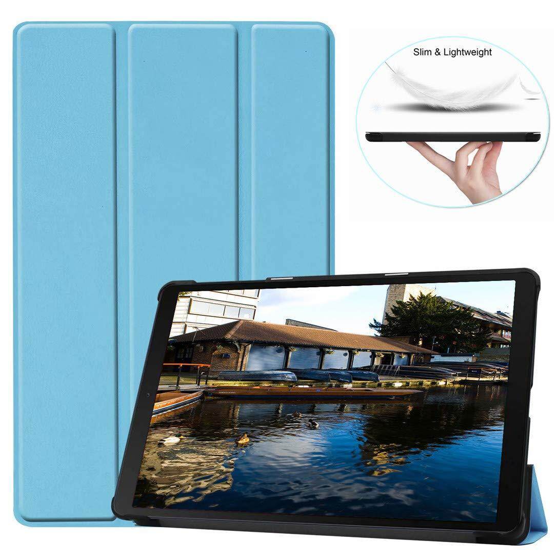 Tri-Fold Stand Smart Cover with Auto Sleep/Wake Slim Leather Tablet Case for Samsung Galaxy S8 FE 2023/Tab S9 S8 S7 11 inch/Tab A8/A9 Plus/S6 Lite/Tab A 10.1 2019