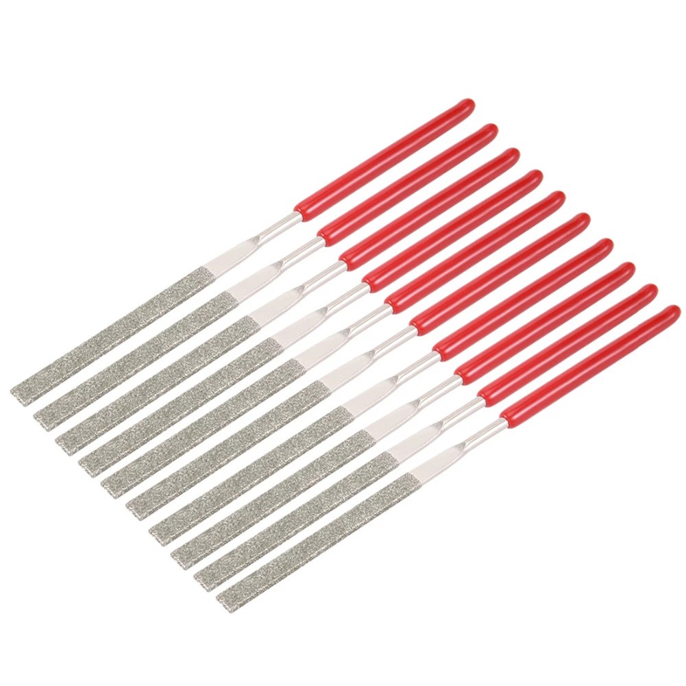 Needle Files Set Mini Needle Files Home Room Electroplated Diamond Flat Grinding