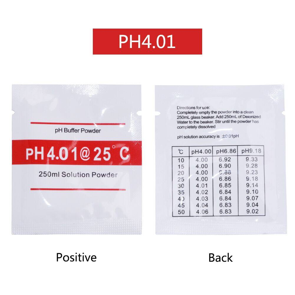 15Pcs PH Metering Buffer Powder Calibration Point PH4.01 6.86 9.18 for PH Neter Calibration Solution for PH Meter Tester