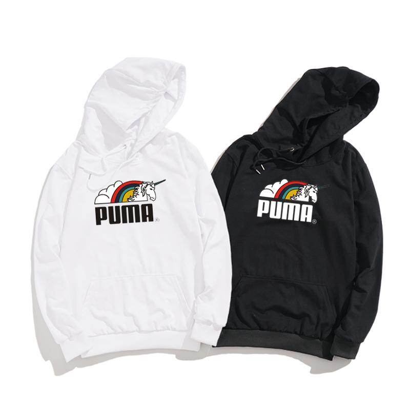 Men's Sweater Long Sleeve Hoodie Pullover With Hat Street Casual Shirt With Rainbow Pattern