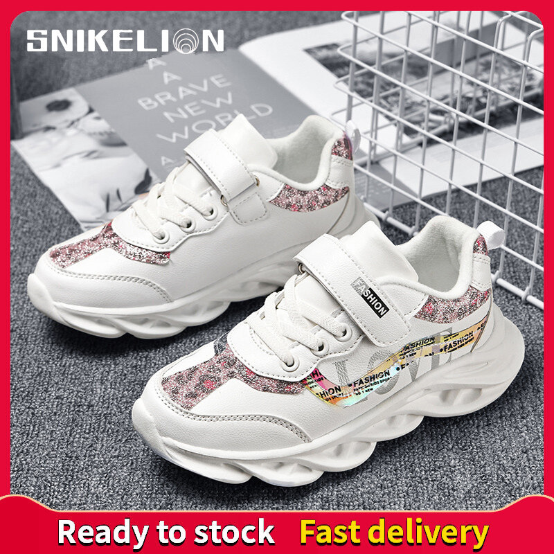 Kids Boys Girls Running Shoes Sports Athletic Sneaker Trainers Travel 26-37