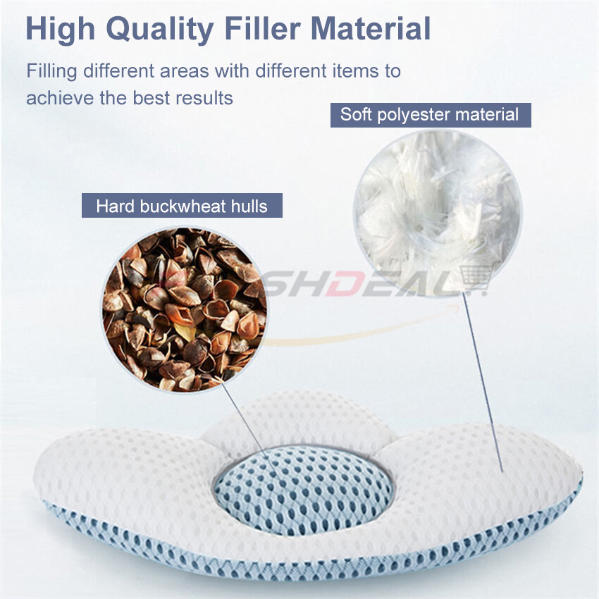 iFlashDeal Hozada Lumbar Pillows Bolsters Seat Cushion 3D Waist Pillows