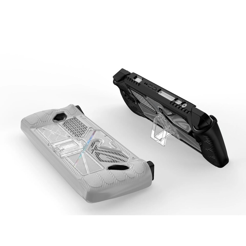 PC + Vỏ TPU cho ASUS ROG đồng minh Bảng điều khiển trò chơi Ốp bảo vệ với khung đứng chủ bảng điều khiển cầm tay Ốp lưng Phụ kiện chơi game cho ROG Đồng Minh Bìa