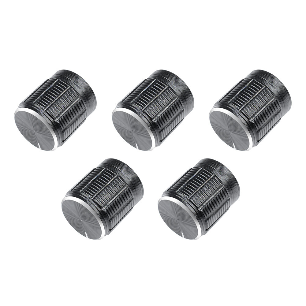 Original Aideepen 5/10PCS Volume Control Rotary Knobs For 6mm Dia Knurled Shaft Potentiometer