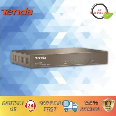 TENDA TEG1008D Industrial Grade 8-Port Gigabit Network Ethernet LAN RJ45 Switch