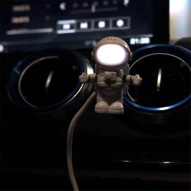 Creative Spaceman Astronaut LED Flexible USB Light Night Light for Kids Toy Laptop PC Notebook