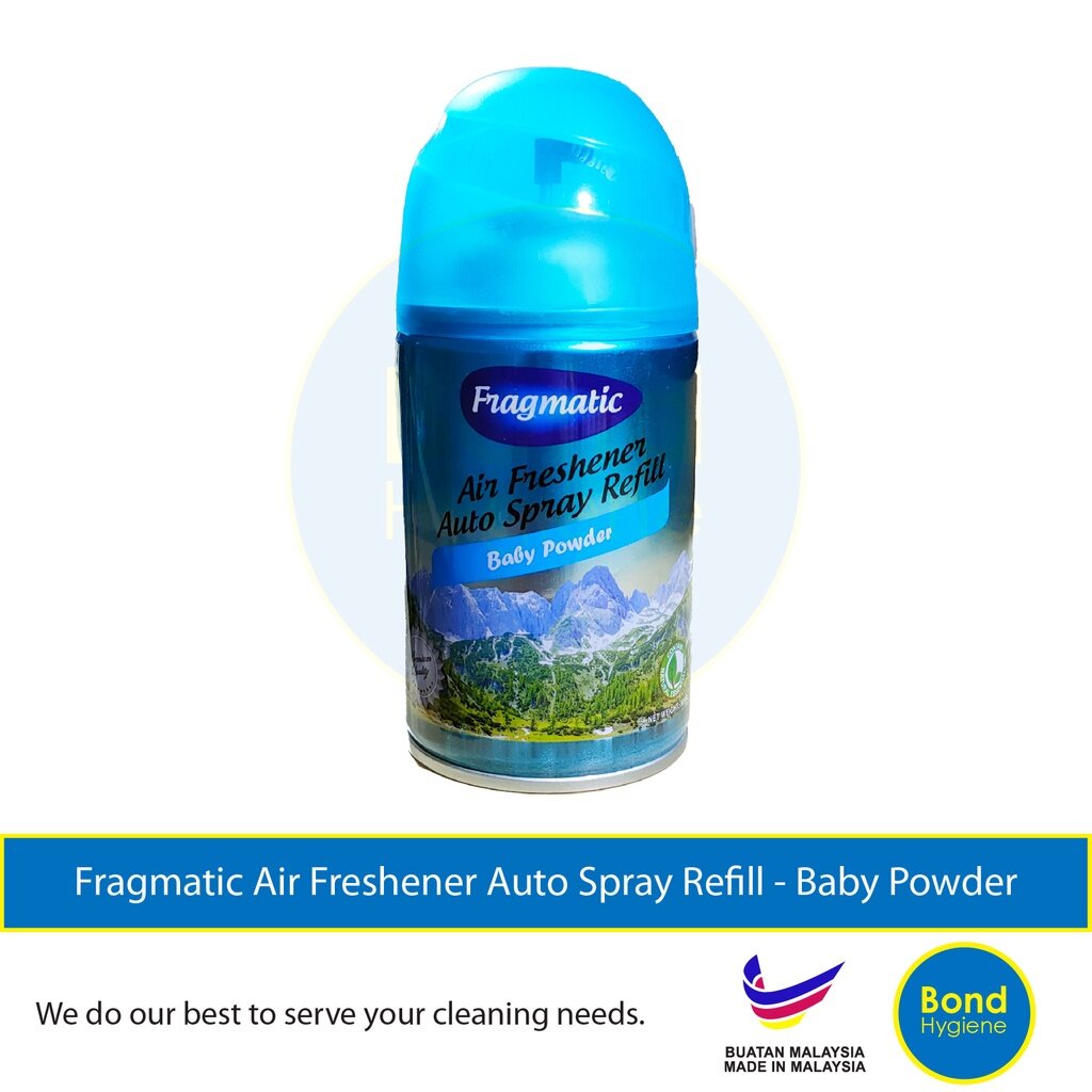 Fragmatic Air Freshener Auto Spray Refill Baby Powder 300ml Lazada