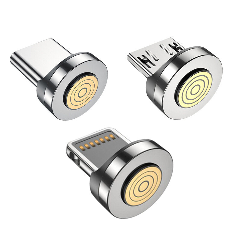 Charging Magnetic Cable Plug Tips Type C Micro USB C Plugs Phone Magnet Charger Plug for IPhone 13 12 11 Xiaomi Huawei Samsung