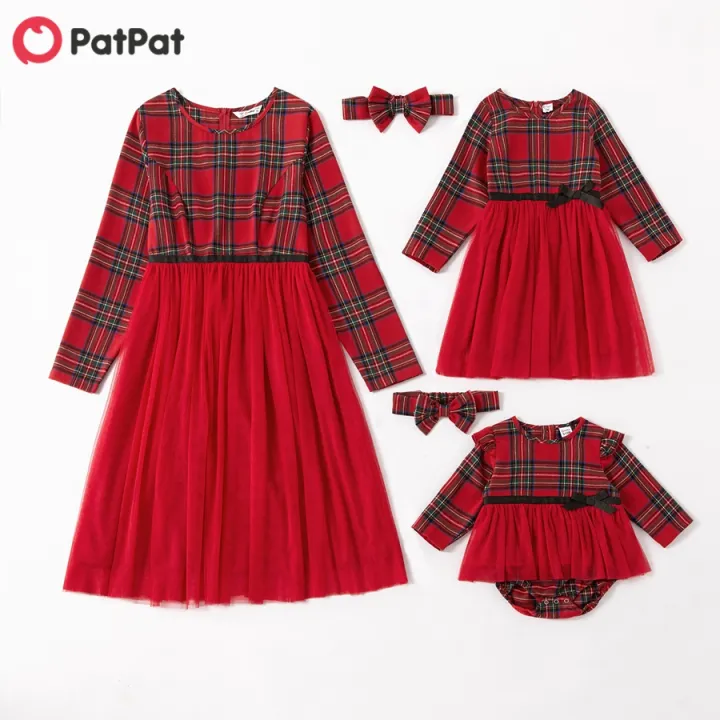 mommy and me plaid outfits