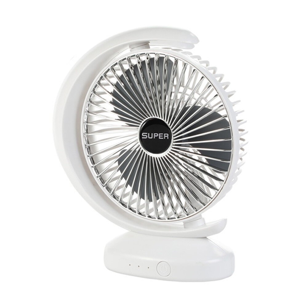 Delans®Mini Portable Home USB Rechargeable Table Desktop 3 Speed Quiet Cooling Fan
