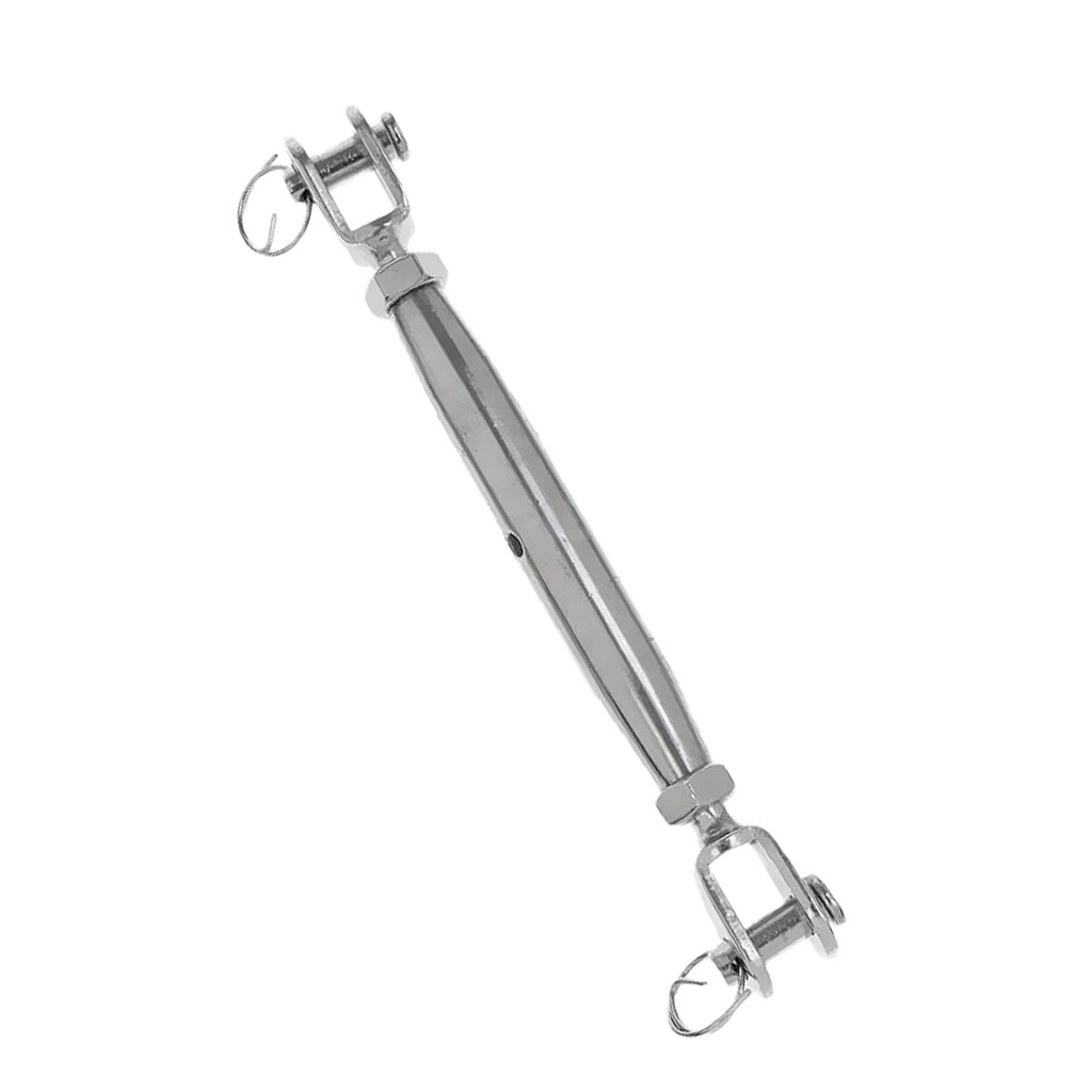 M5 316 Stainless Steel Rigging Screw Closed Body Jaw Turnbuckle 136mm