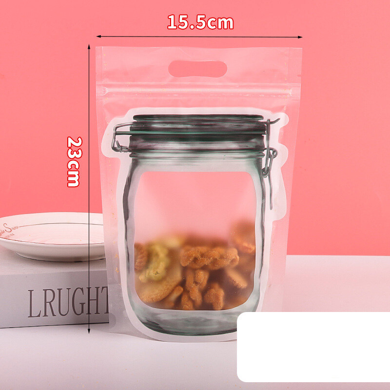 Resealable Stand Up Pouch Zip Bag Ziplock Bag Candy Cookies Bag