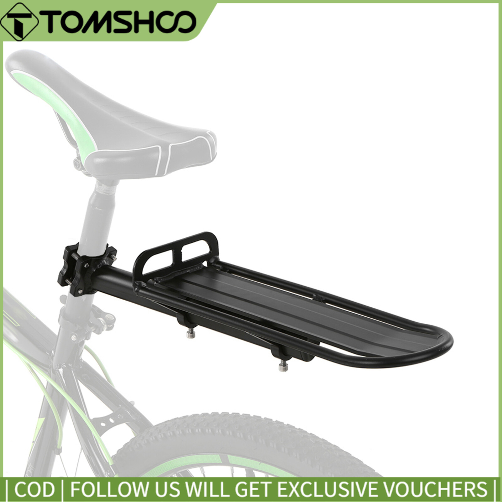 Retractable Aluminum Alloy Bike Mount Bicycle Rear Seat Post Rack Bicycle Pannier Luggage Cargo Carrier Rack