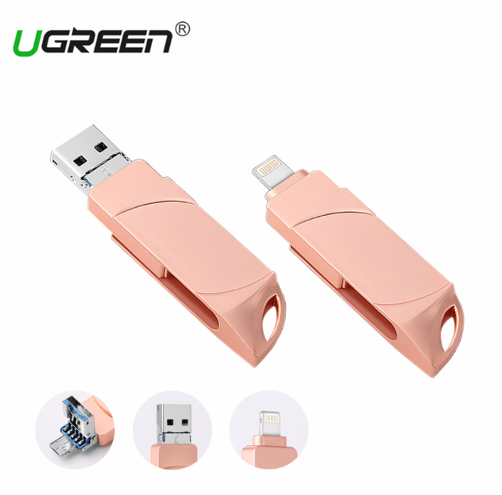 OTG USB Flash Drive Metal Pen Drive 256GB 1TB Flash Disk for IPhone11/XS/8/7/6/5 Android