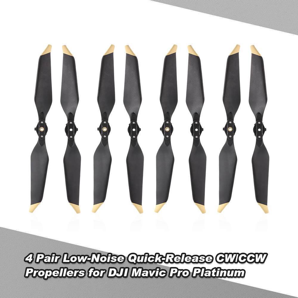 4คู่8331 Low-Noise Quick-Release CW/CCW ใบพัดสำหรับ DJI Mavic Pro ...