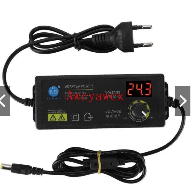 Adjustable on/off adapter ac dc 3v 5v 6v 9v 12v 15v 16v 17v 18v 19v 20v 21v 22v 23v 24v 2.5a 2a 60w power supply charger