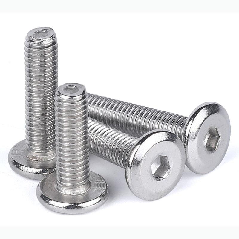 304 Stainless Steel Inner Hex Screws Flat Bevel Hexagon Socket Machine