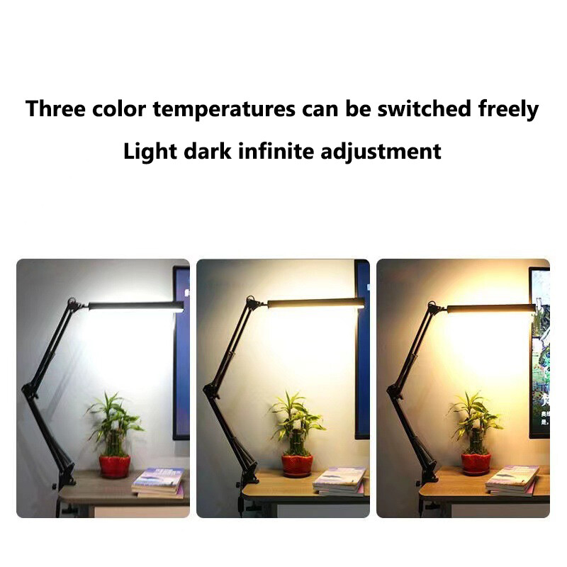 Long arm folding study reading desk lamp LED dormitory lightingLong arm folding study reading desk lamp LED dormitory lighting