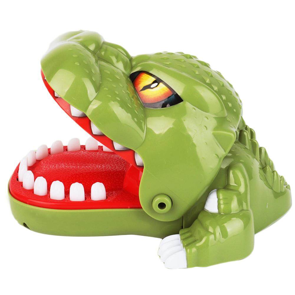 Menggigit Mainan Dinosaurus-Rumit Spoofing Inovatif Lucu Menggigit Jari Periksa Gigi Buaya Permainan Interaktif