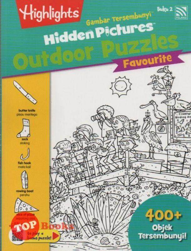 Pelangi-Highlights Hidden-Pictures Outdoor-Puzzles Favourite - Buku 2 (BM-BI) Malaysia