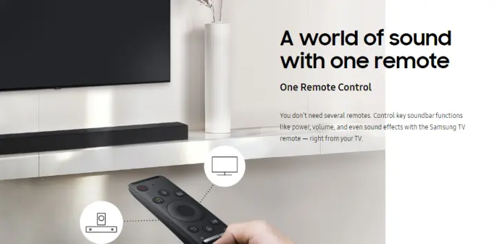 samsung soundbar one remote