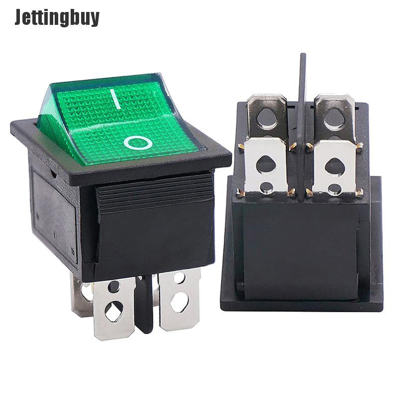 [Jettingbuy] 2PCS Rocker Switch 4 Pins Large Size Large Current 16A/250V Rocker Switch