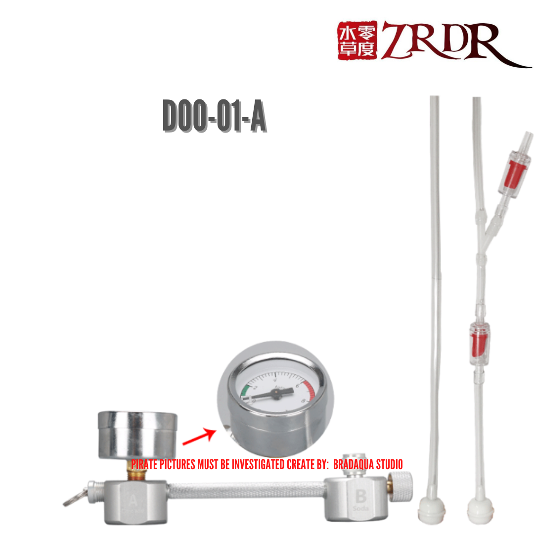 ZRDR DIY Aquarium CO2 Generator Kit With Pressure CO2 Diffuser Aquarium