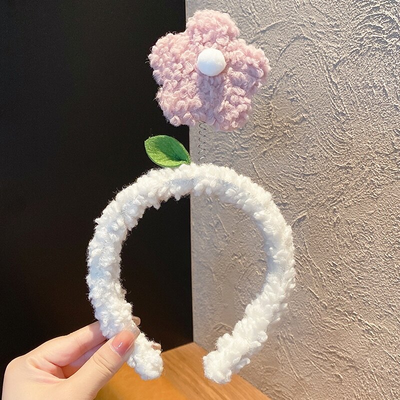 Cute cat ear/flower print headband