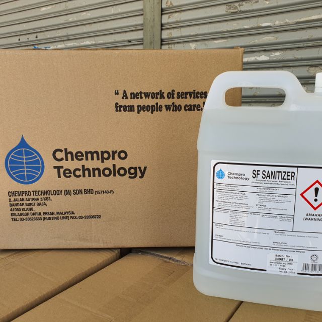 Chempro Sf Sanitizer 5l 5000ml Hand Sanitizer Lazada