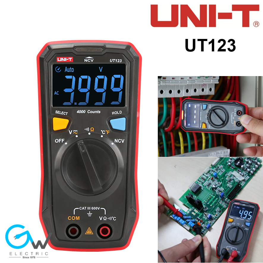 UNI-T UT123 Pocket Sized Residential Digital Multimeter | Lazada